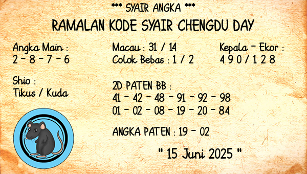 Prediksi Chengdu Day