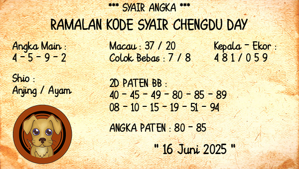 Prediksi Chengdu Day