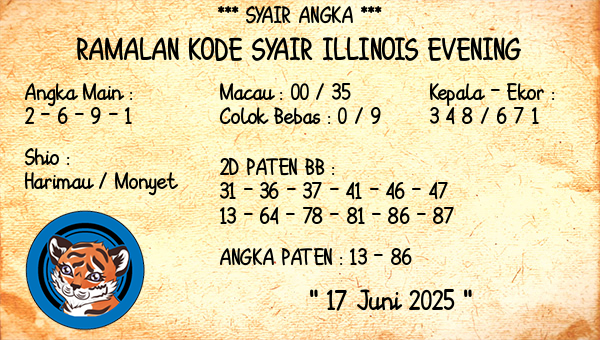 Prediksi Illinois Evening