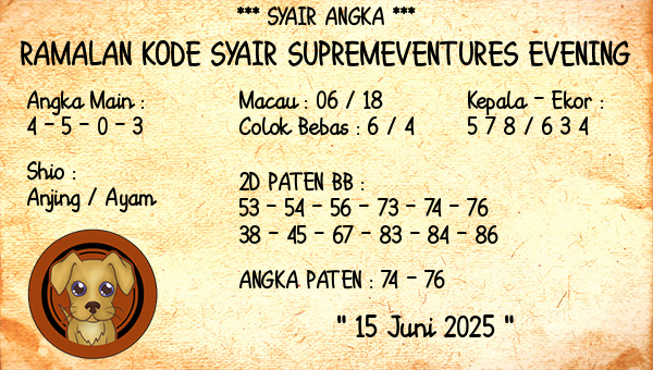 Prediksi Supremeventures Evening