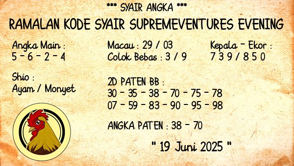 Prediksi Supremeventures Evening