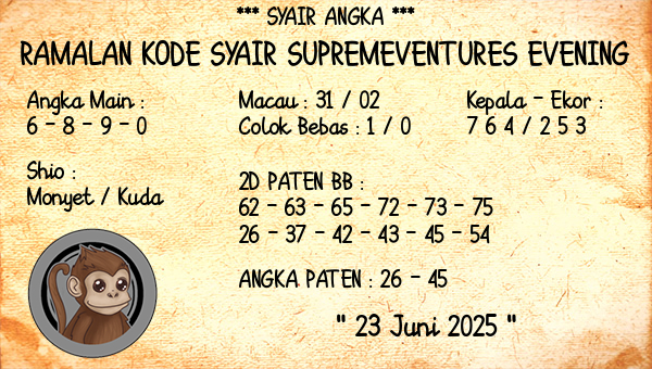 Prediksi Supremeventures Evening