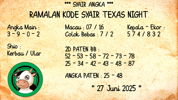 Prediksi Texas Night