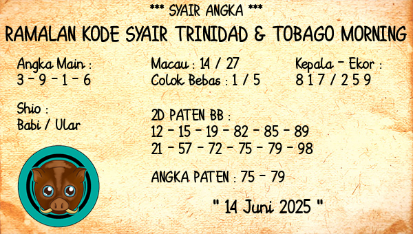 Prediksi Trinidad & Tobago Morning