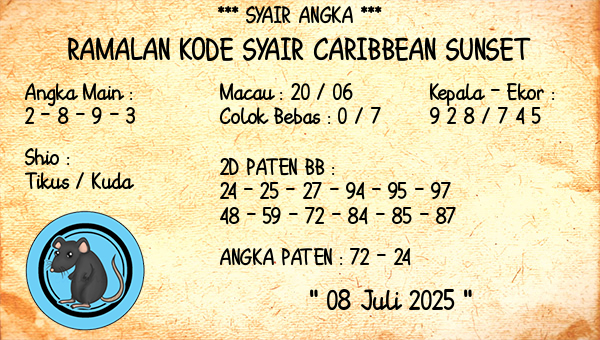 Prediksi Caribbean Sunset