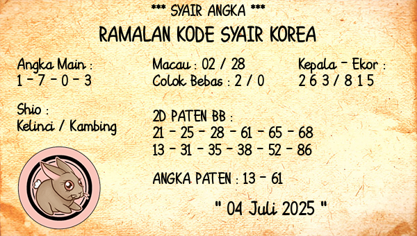 Prediksi Korea